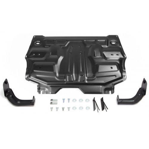 Защита Картера двигателя, КПП АвтоБроня для Volkswagen Polo 2009-2020, Сталь 45778 мм - Арт. 111.05842.1